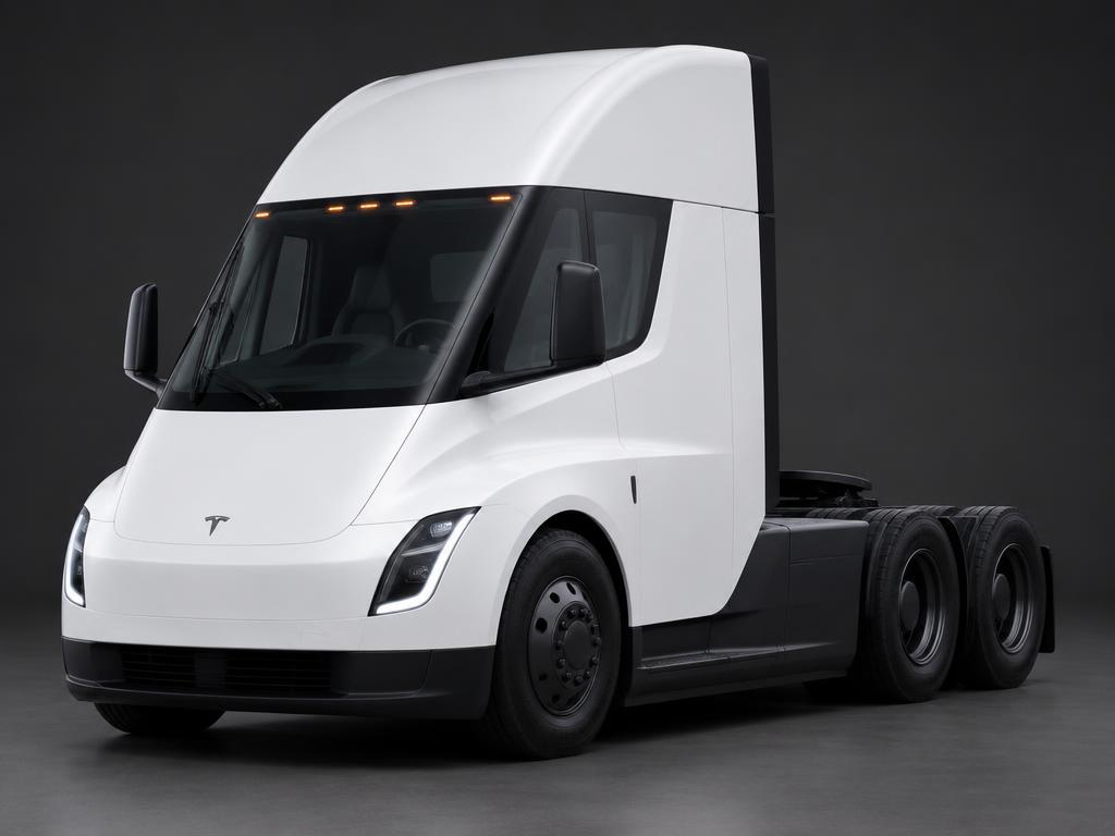 Tesla Semi exterior (illustration)